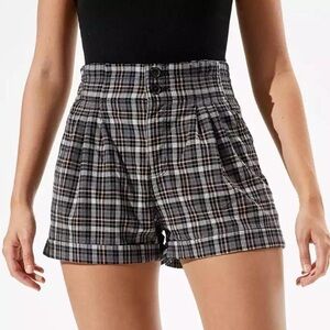 ⭐️ 2/$15 American Eagle Plaid Shorts Cuffed shorts, Size 0